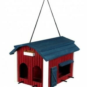 voederhuis schuur rood